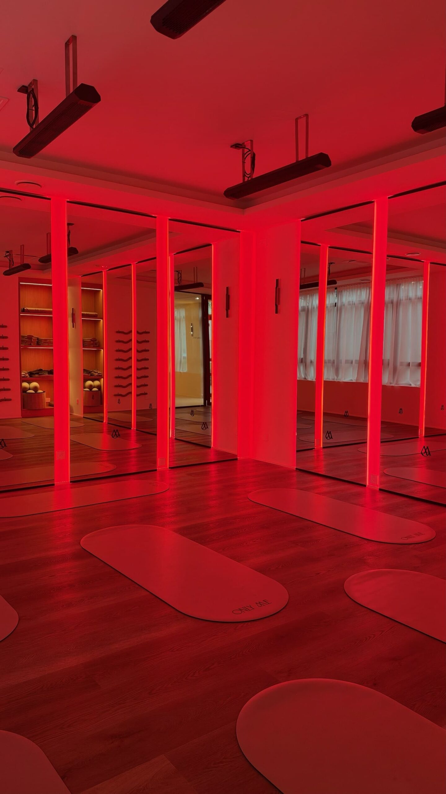 Espace de cours du studio Only Me Pilates à Chessy